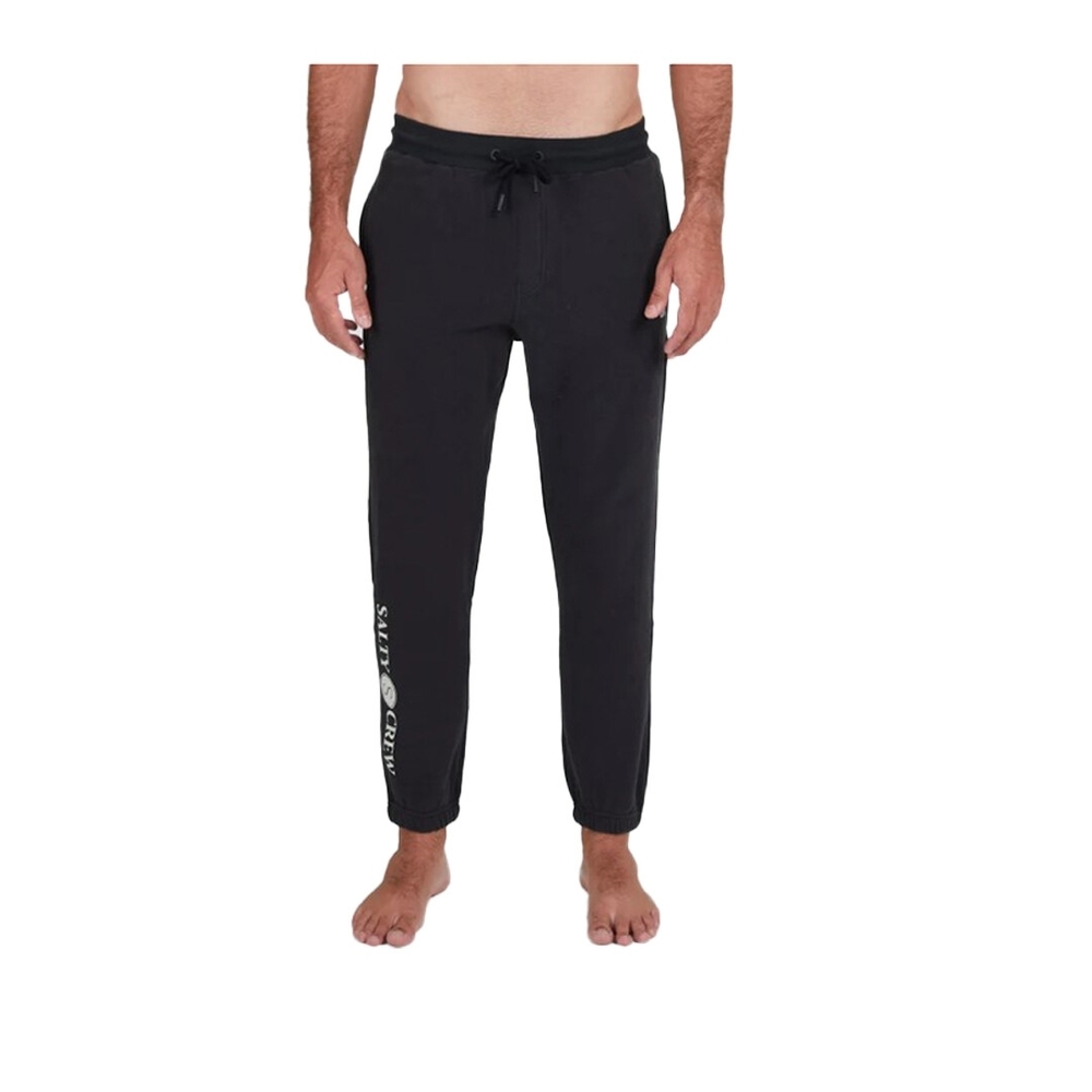 Salty Crew Black Joggers with Logo